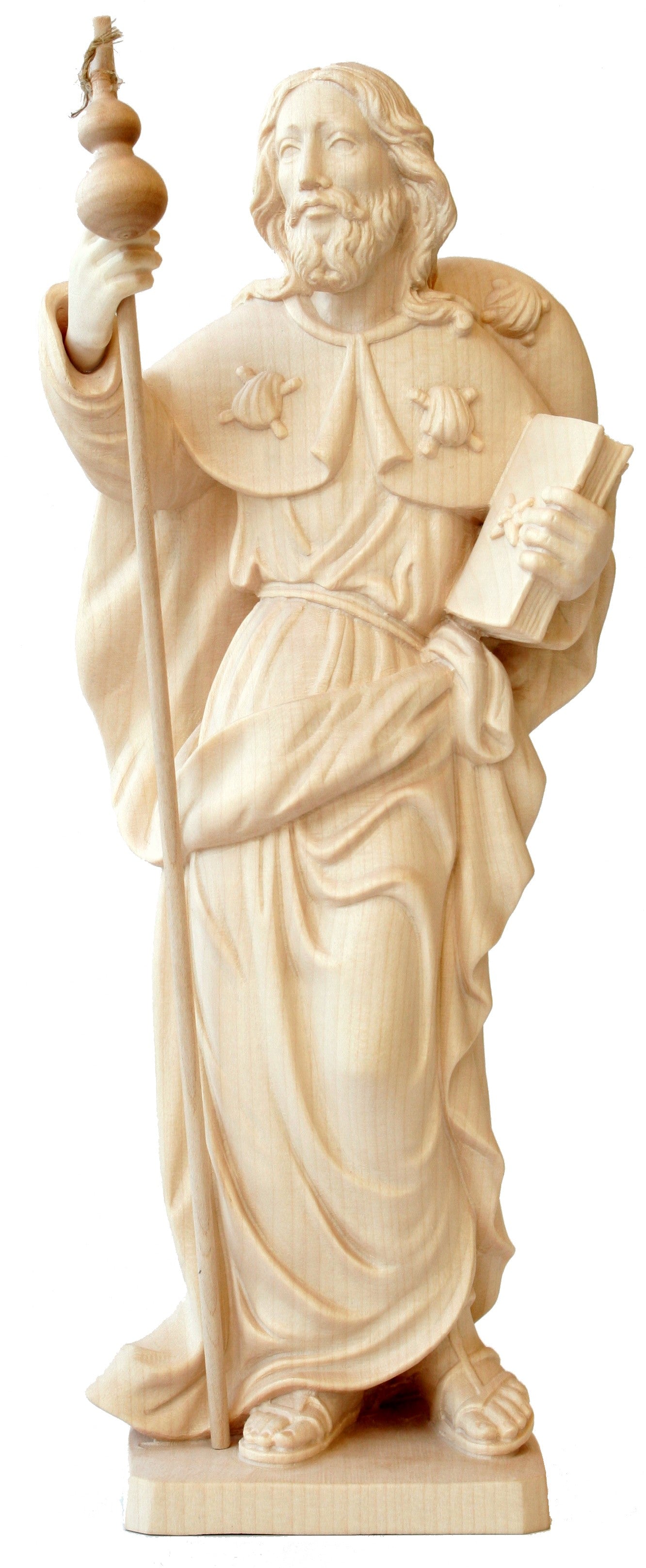 Saint Jacques de Compostelle, sculpté en bois
