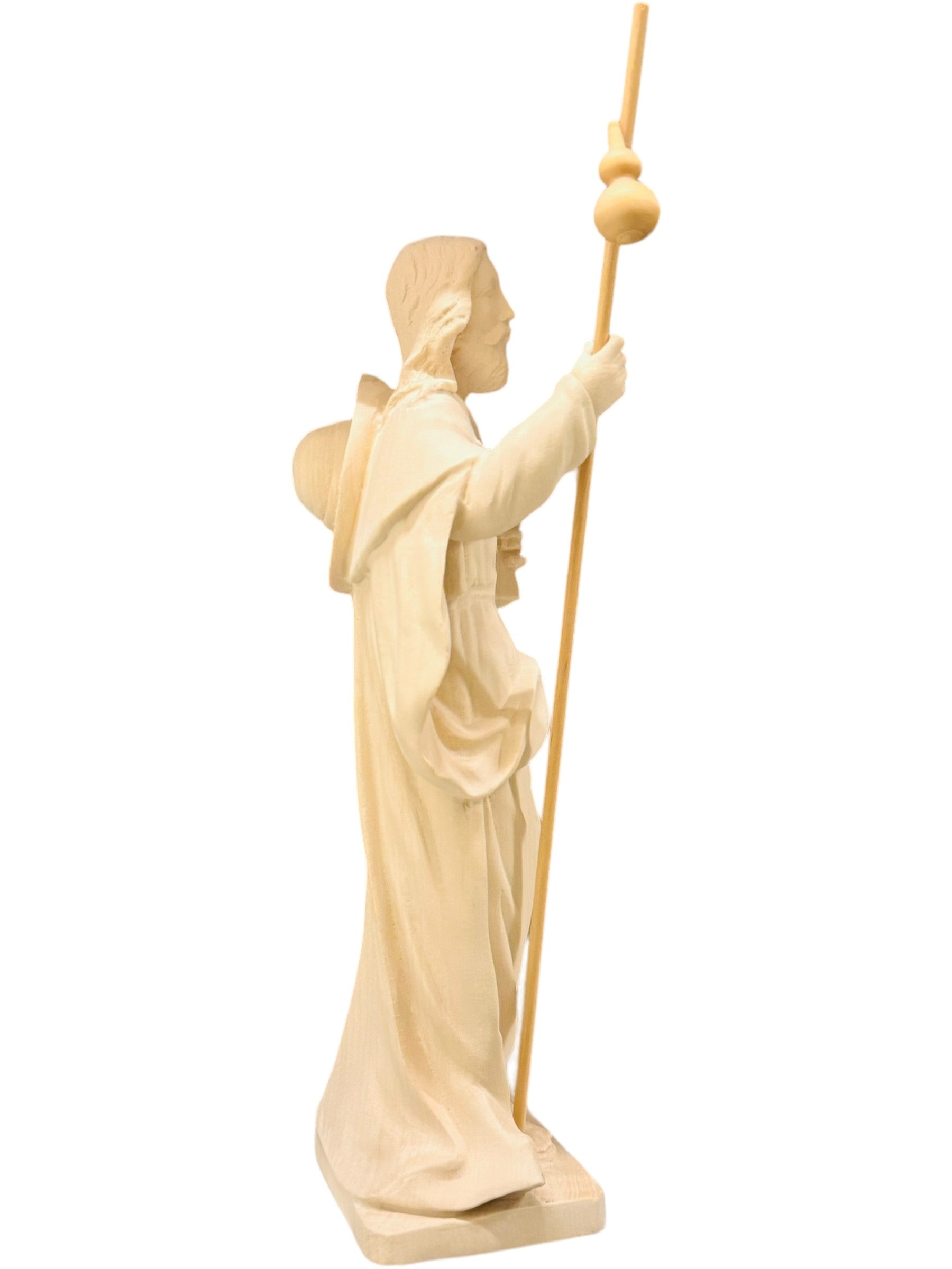 Saint Jacques de Compostelle, sculpté en bois