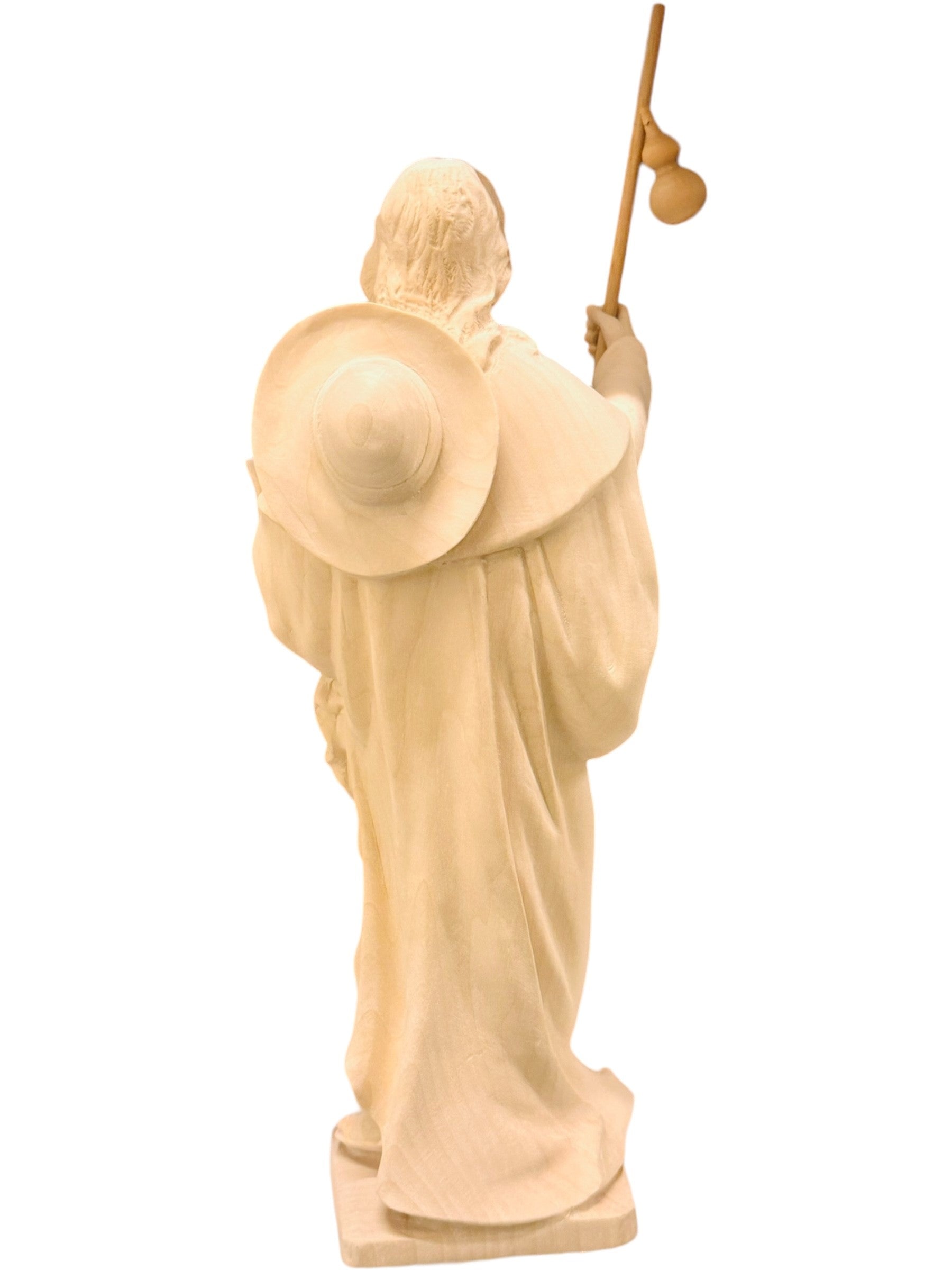 Saint Jacques de Compostelle, sculpté en bois