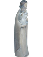 Saint Joseph avec l'enfant Jésus et le lys en bois