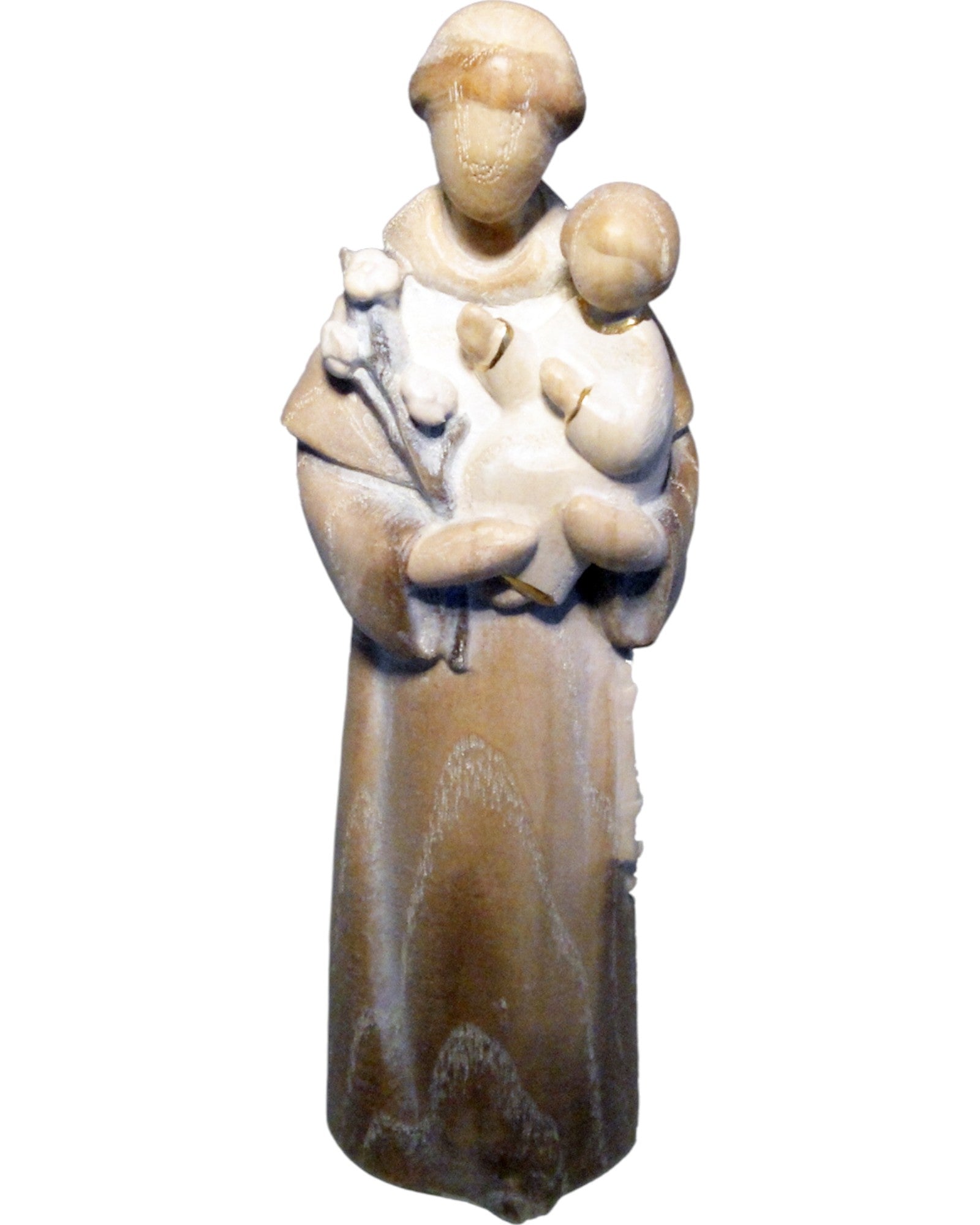 Saint Antoine en style moderne en bois