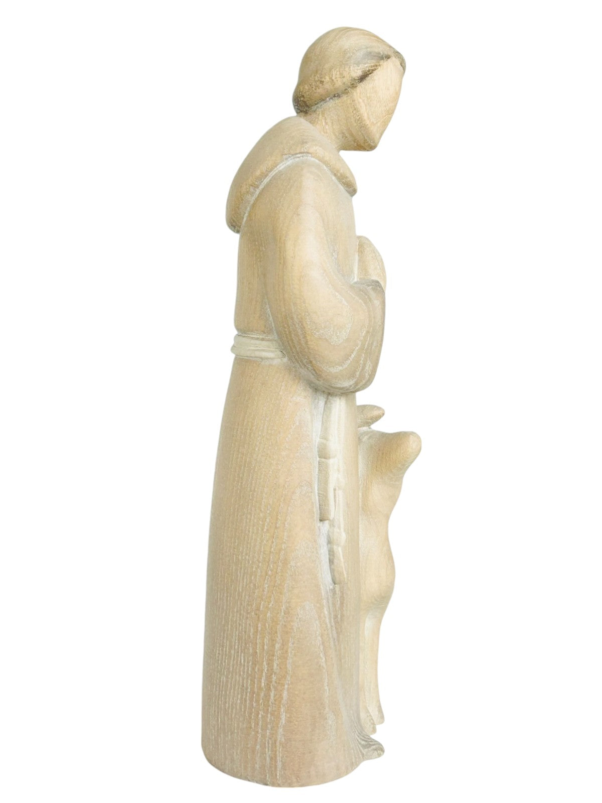 Saint François en bois de style moderne