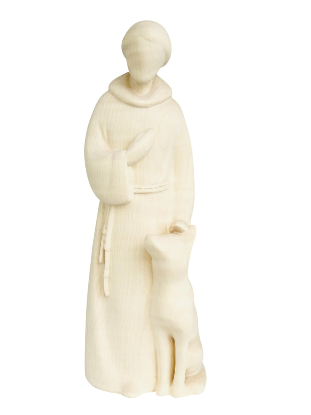 Saint François en bois de style moderne