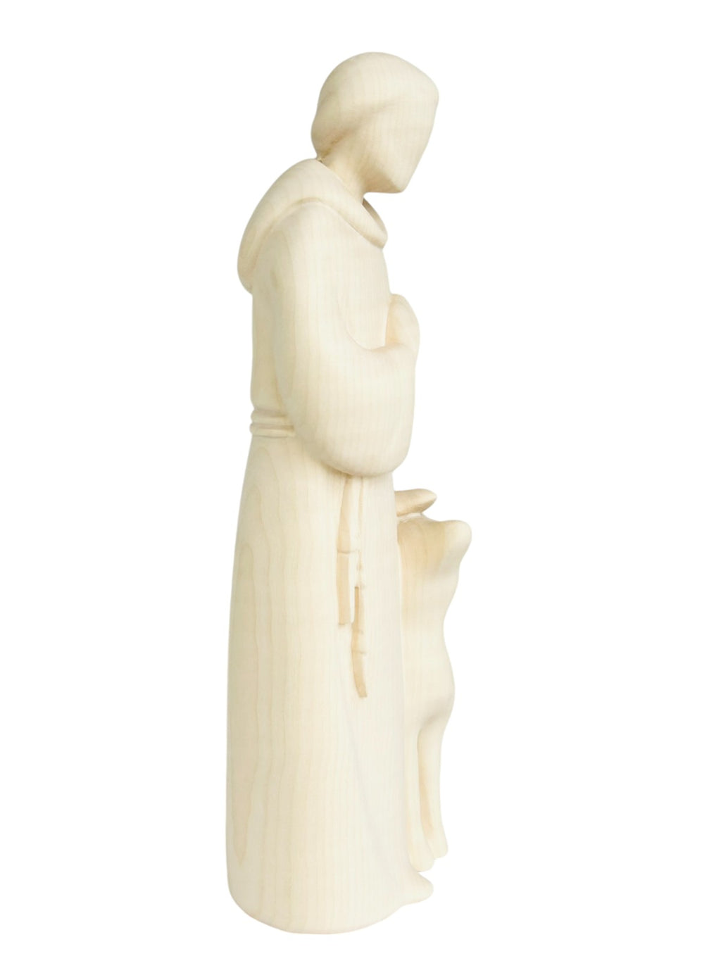 Saint François en bois de style moderne