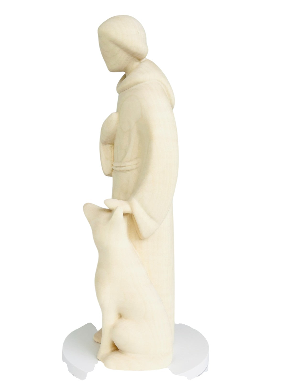 Saint François en bois de style moderne