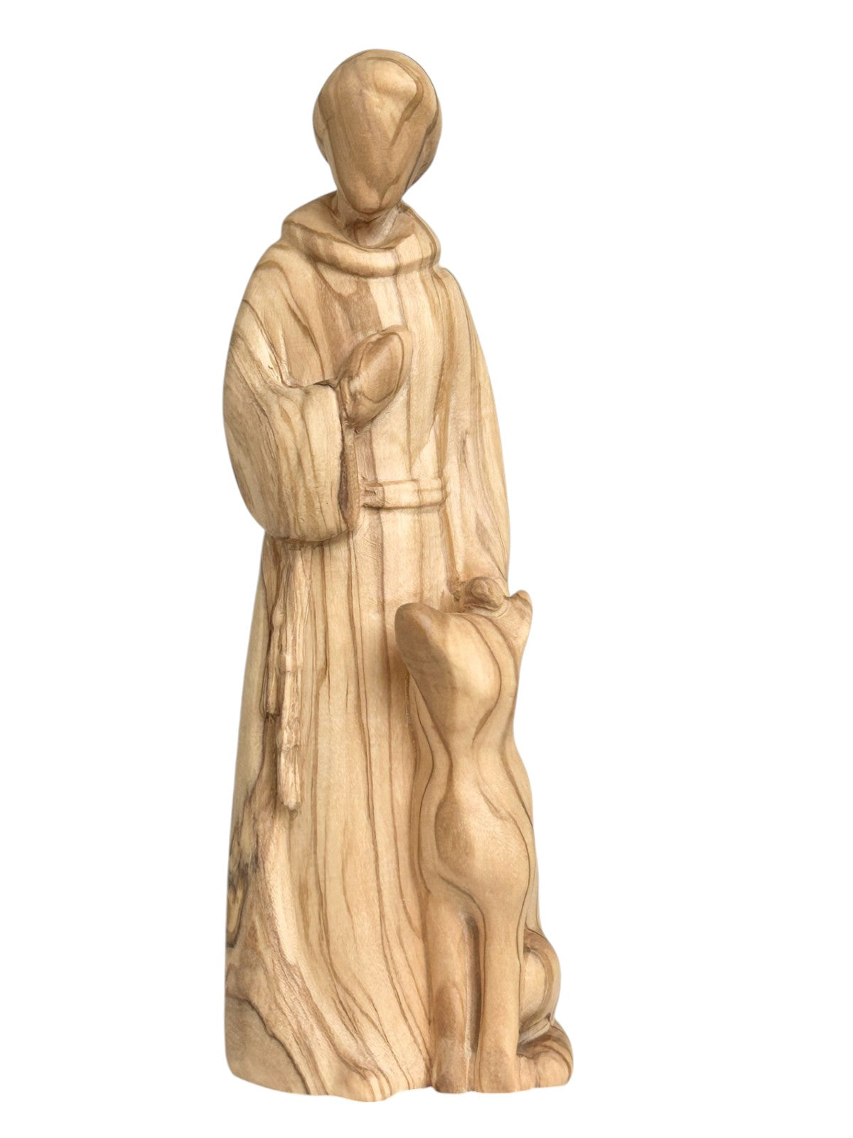 Saint François en bois de style moderne