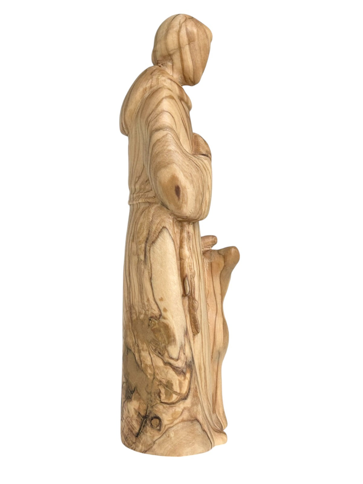 Saint François en bois de style moderne