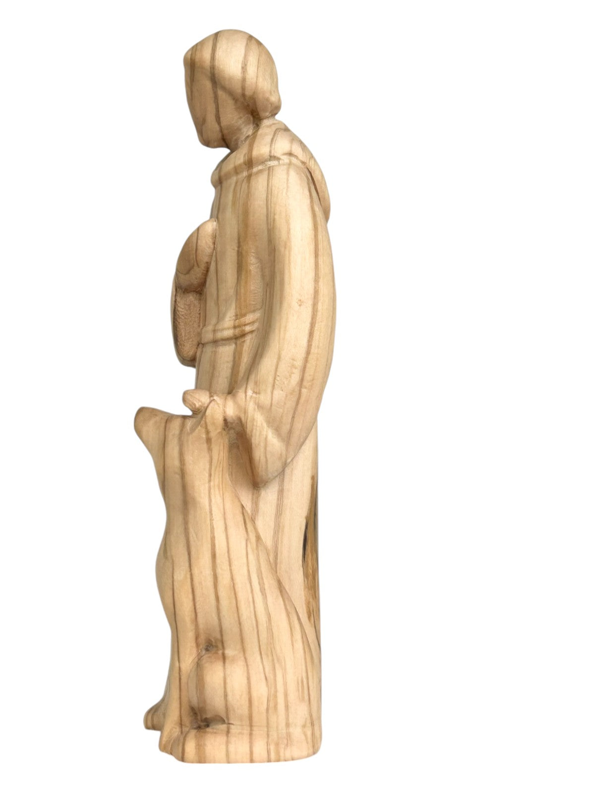 Saint François en bois de style moderne