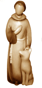 Saint François en bois de style moderne