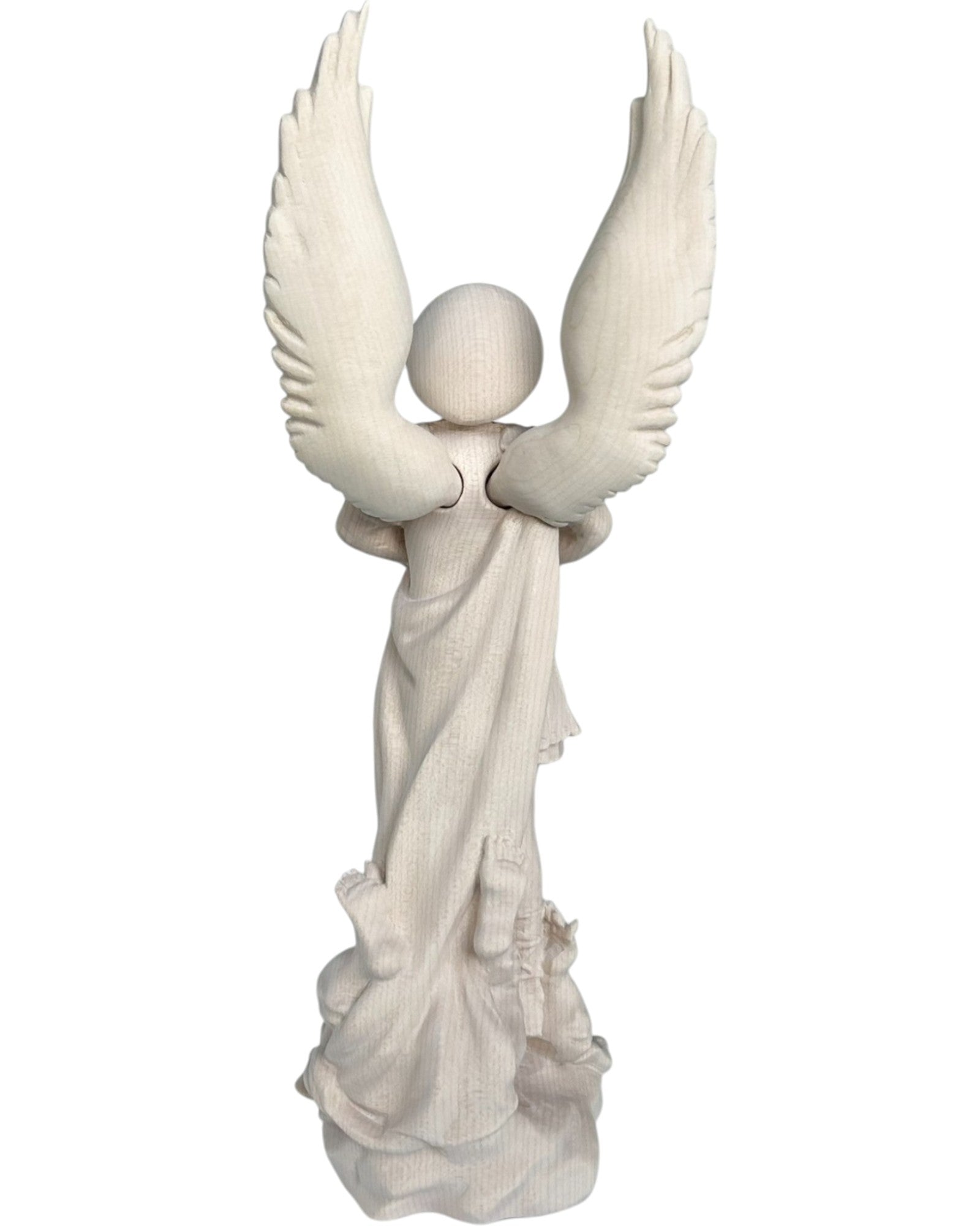 Saint Michel Archange avec épée et diable en bois