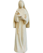 Heilige Rita der Cascia-Statue aus Holz - mit Ölfarben lasiert