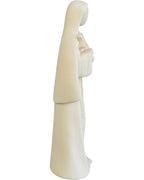 Heilige Rita der Cascia-Statue aus Holz - mit Ölfarben lasiert