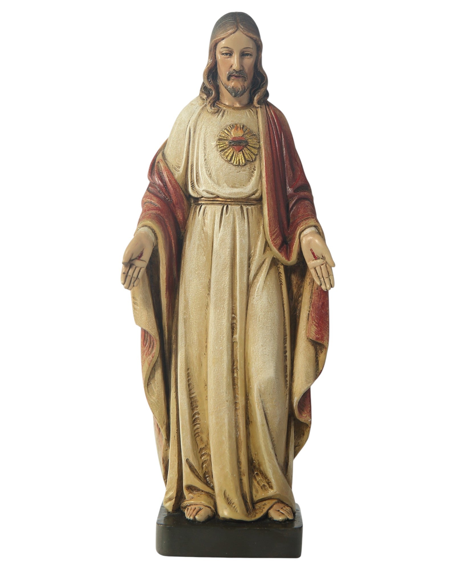 Statue en résine du Sacré-Coeur de Jésus 20 cm