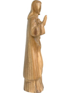 Herz Jesus Feuer Holzfigur - mit Ölfarben lasiert
