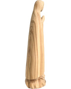 Pèlerin de Notre-Dame de Fatima en bois sculpté en style moderne