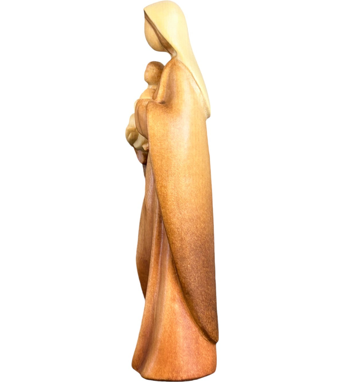 Mutter mit Kind  aus Holz - Natur