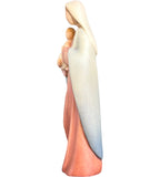 Vierge à l'enfant, style moderne en bois