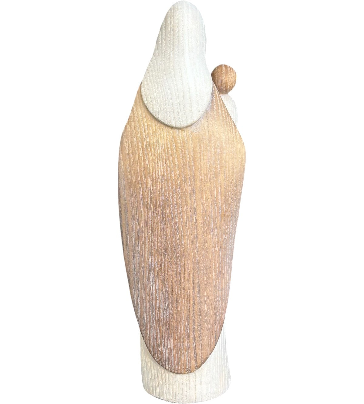 Mutter mit Kind  aus Holz - Natur