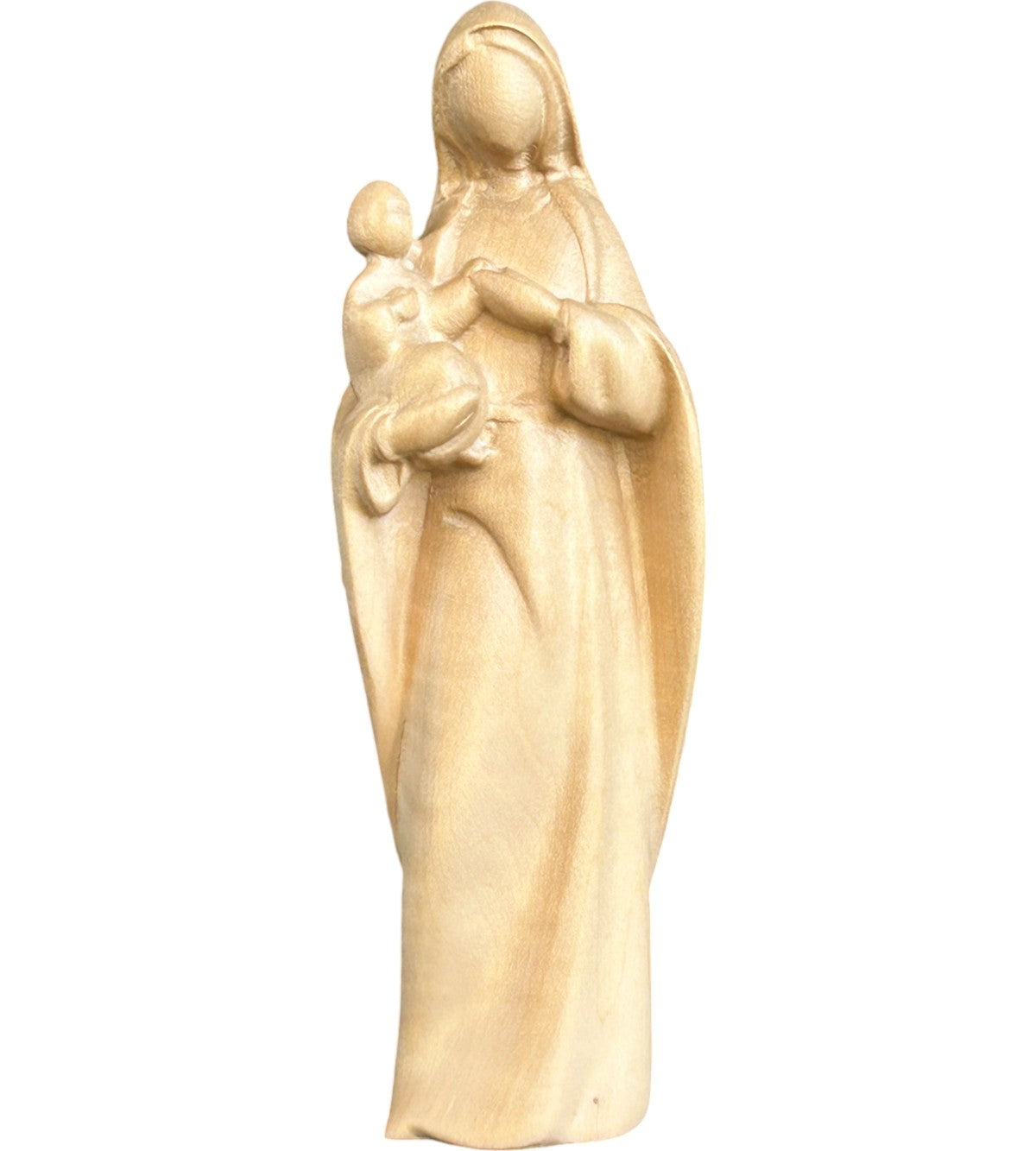 Mutter mit Kind  aus Holz - Natur
