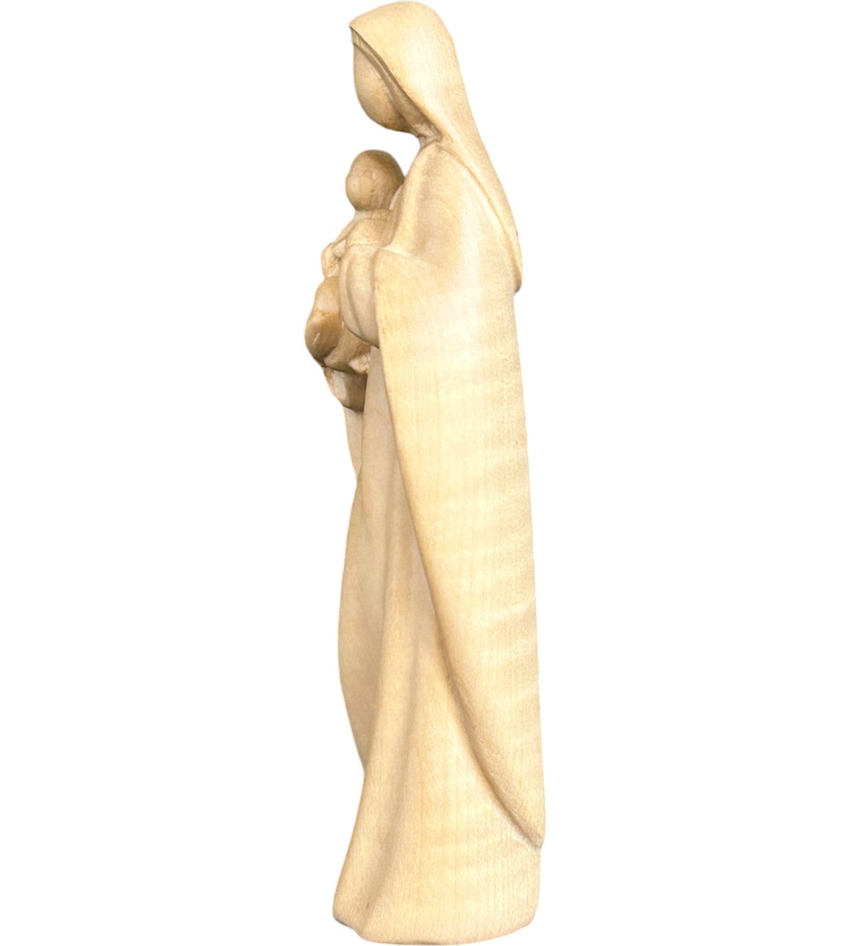 Mutter mit Kind  aus Holz - Natur
