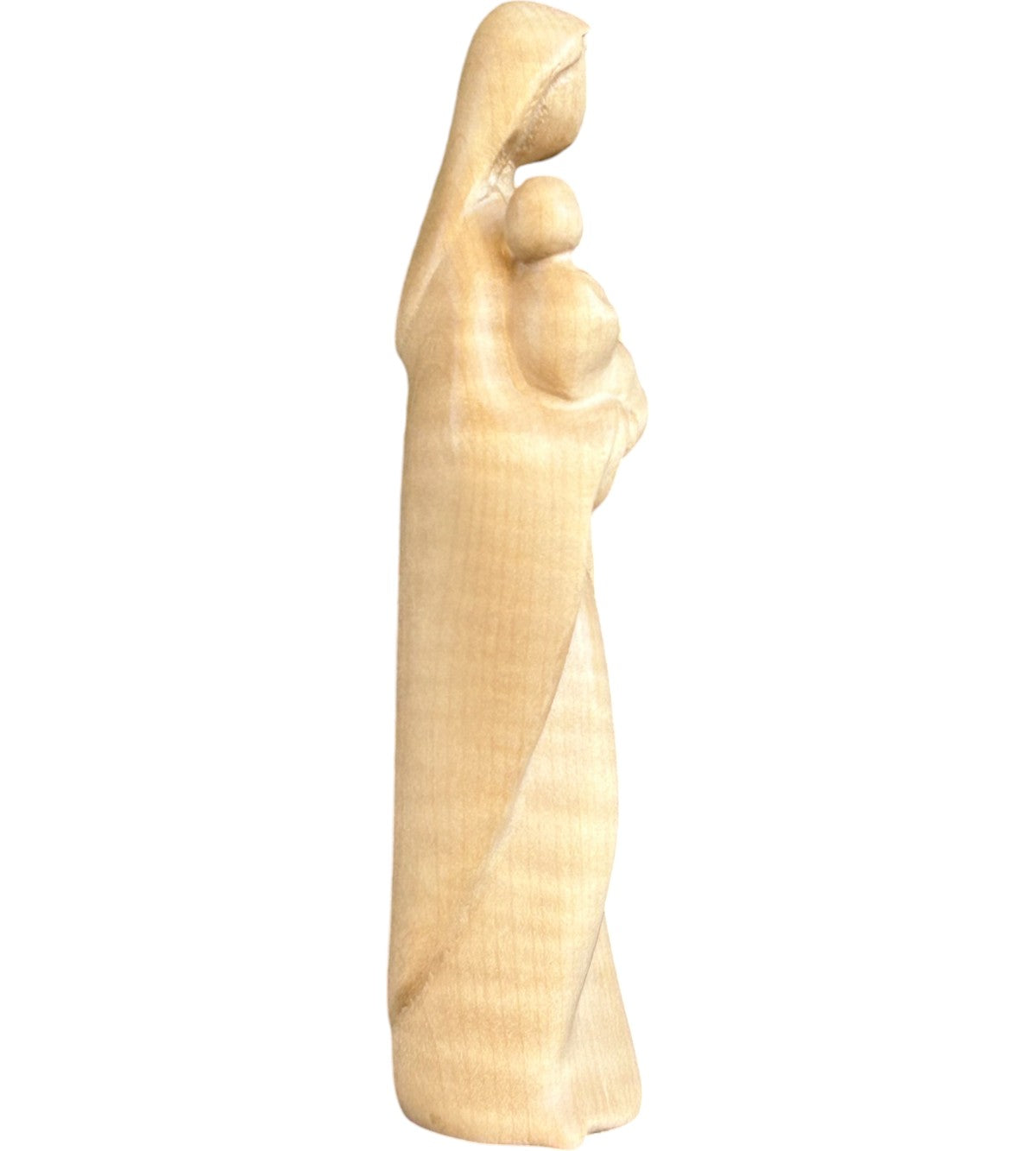 Mutter mit Kind  aus Holz - Natur