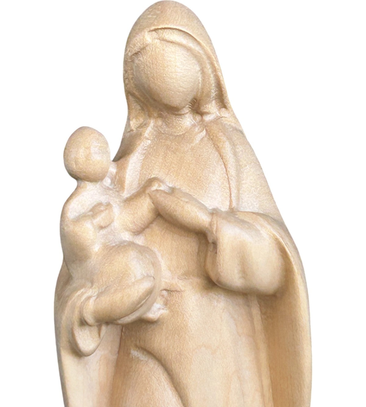 Mutter mit Kind  aus Holz - Natur