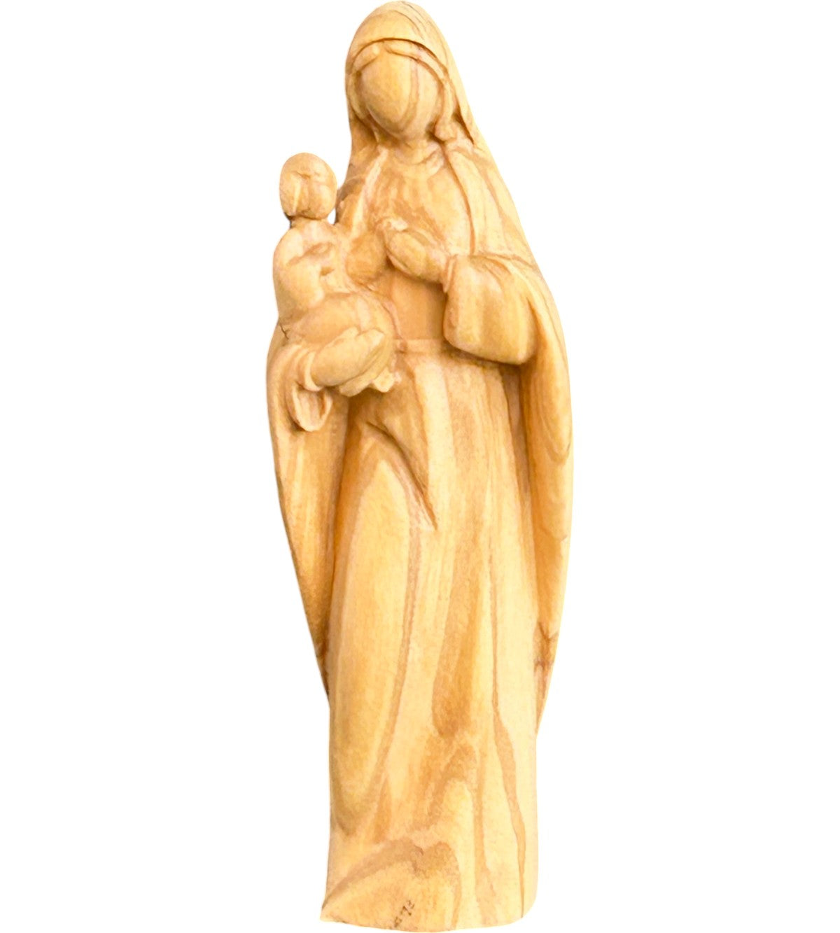 Mutter mit Kind  aus Holz - Natur