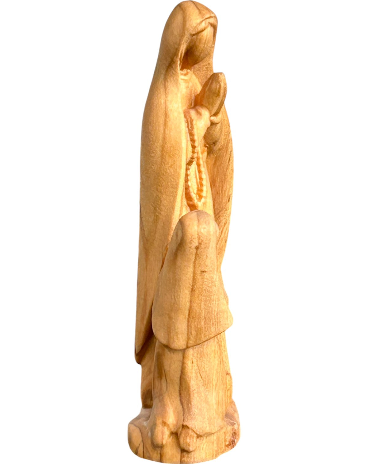 Madonna von Lourdes mit Bernadette - mit Ölfarben lasiert