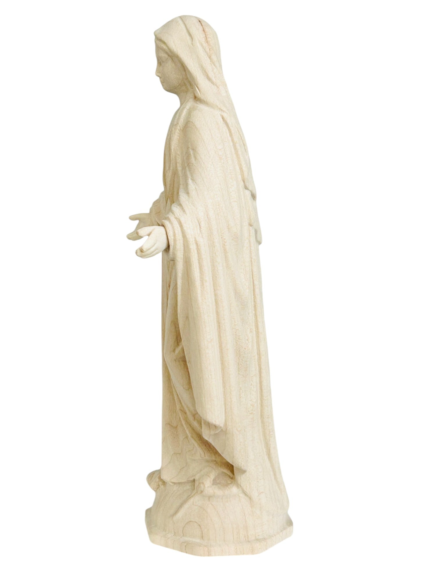Scultura Immacolata Miracolosa – Fede scolpita nel legno