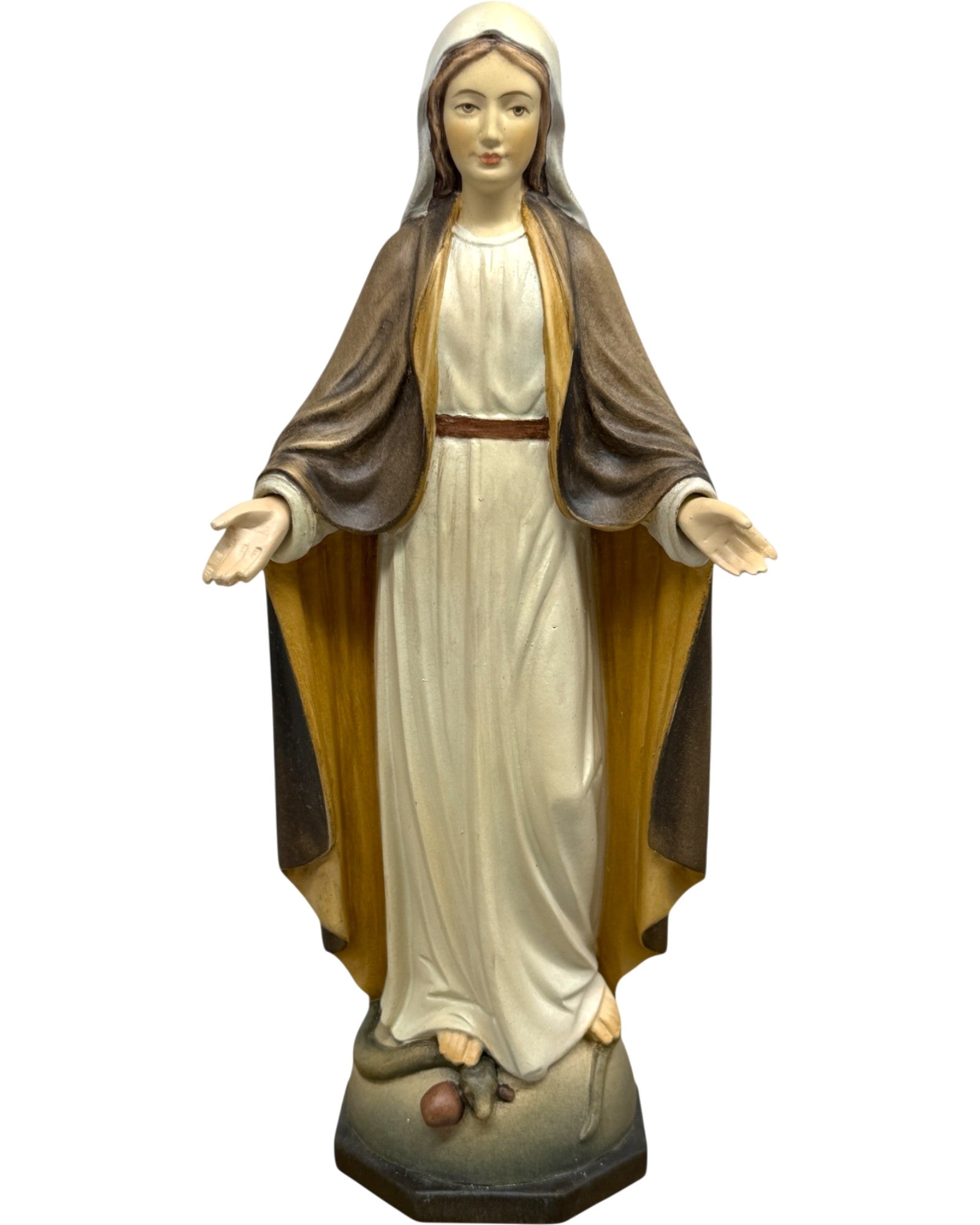 Our Lady of Grace Immaculate in wood - color
