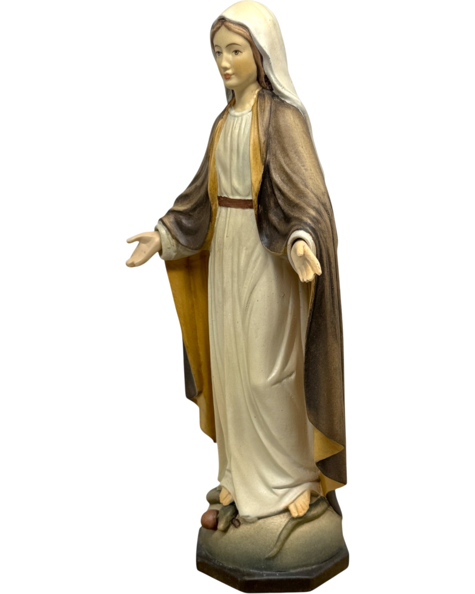 Our Lady of Grace Immaculate in wood - color