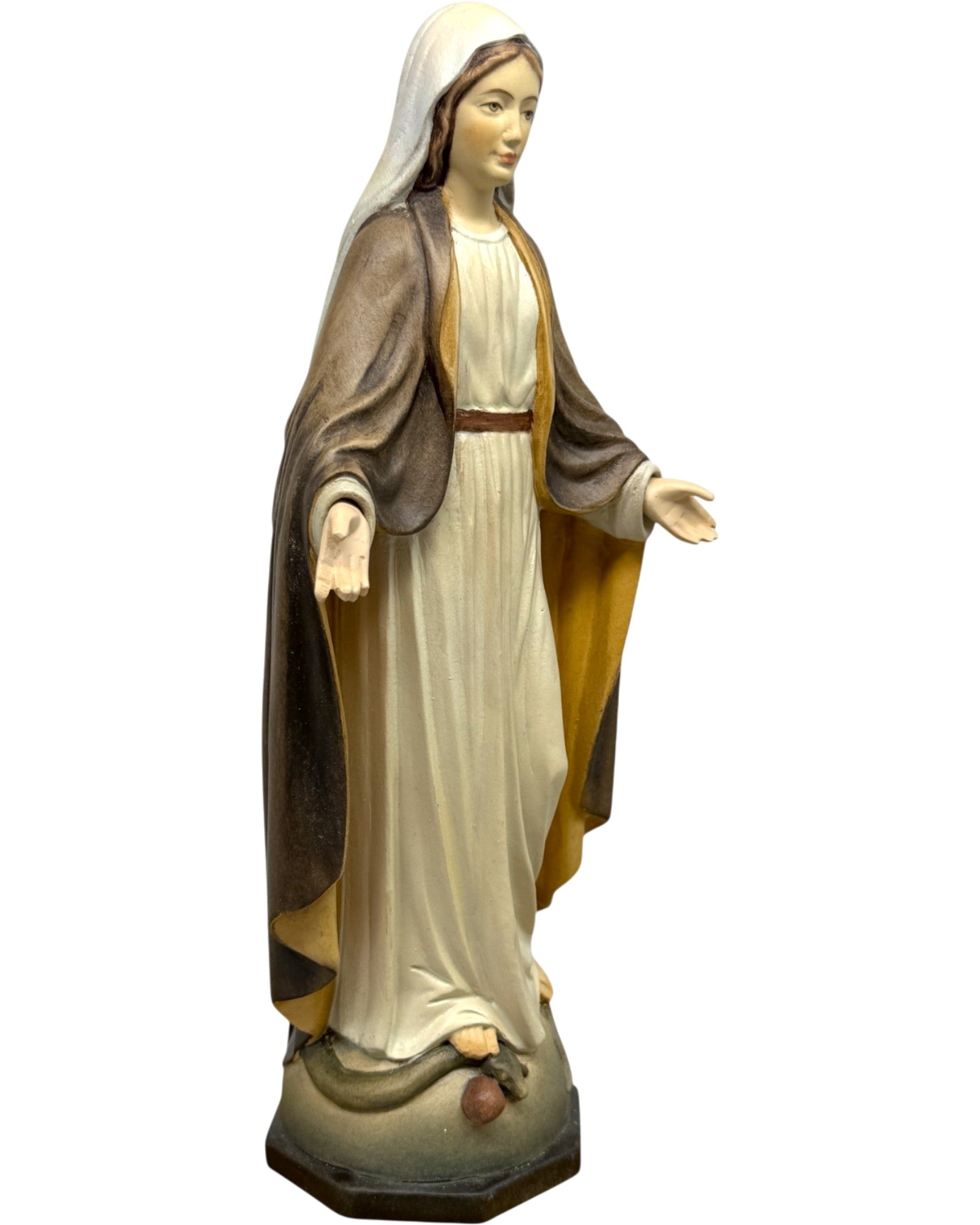 Our Lady of Grace Immaculate in wood - color