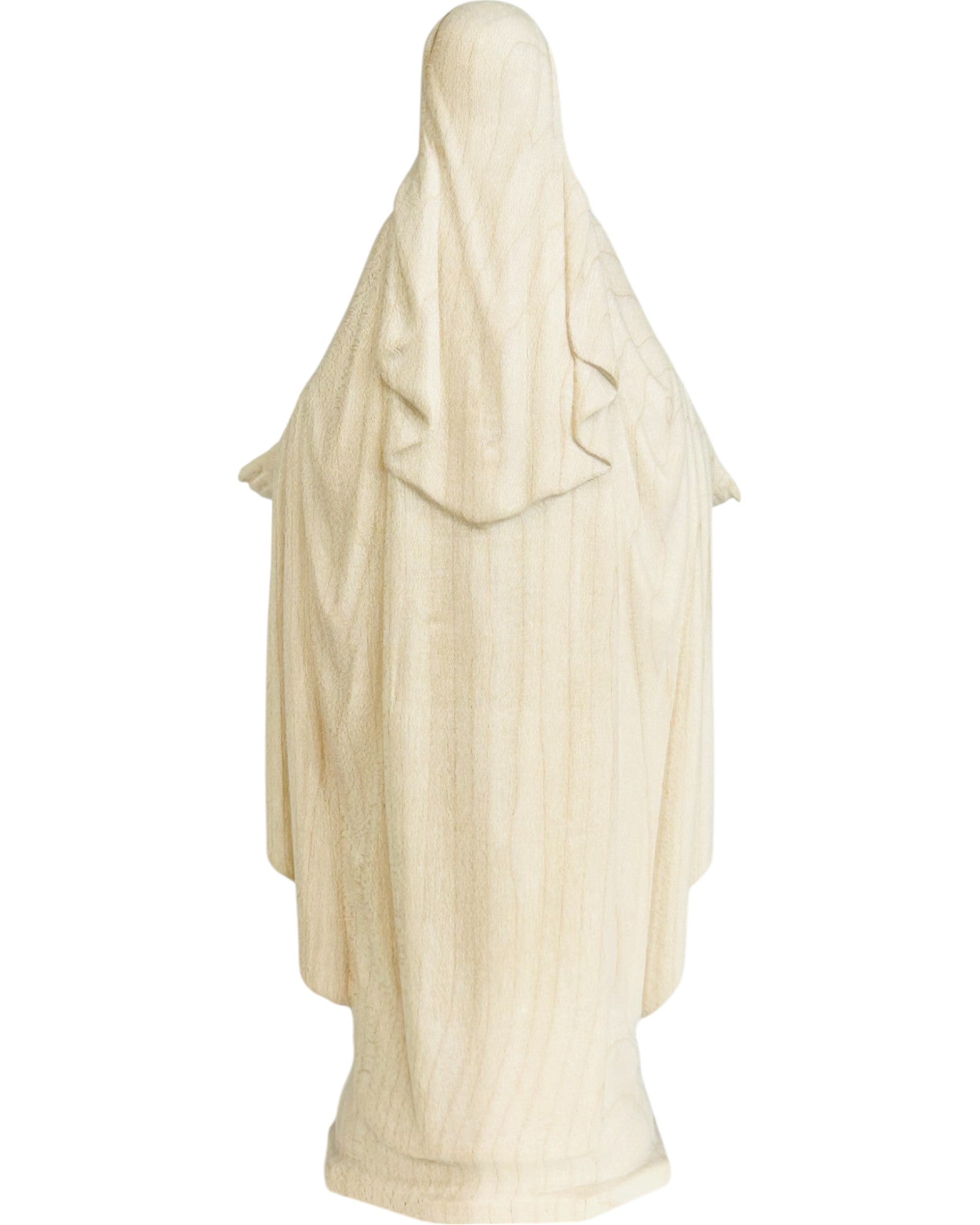 Scultura Immacolata Miracolosa – Fede scolpita nel legno