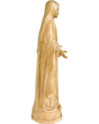 Madonna die Gnadenspenderin aus Holz - mit Ölfarben lasiert