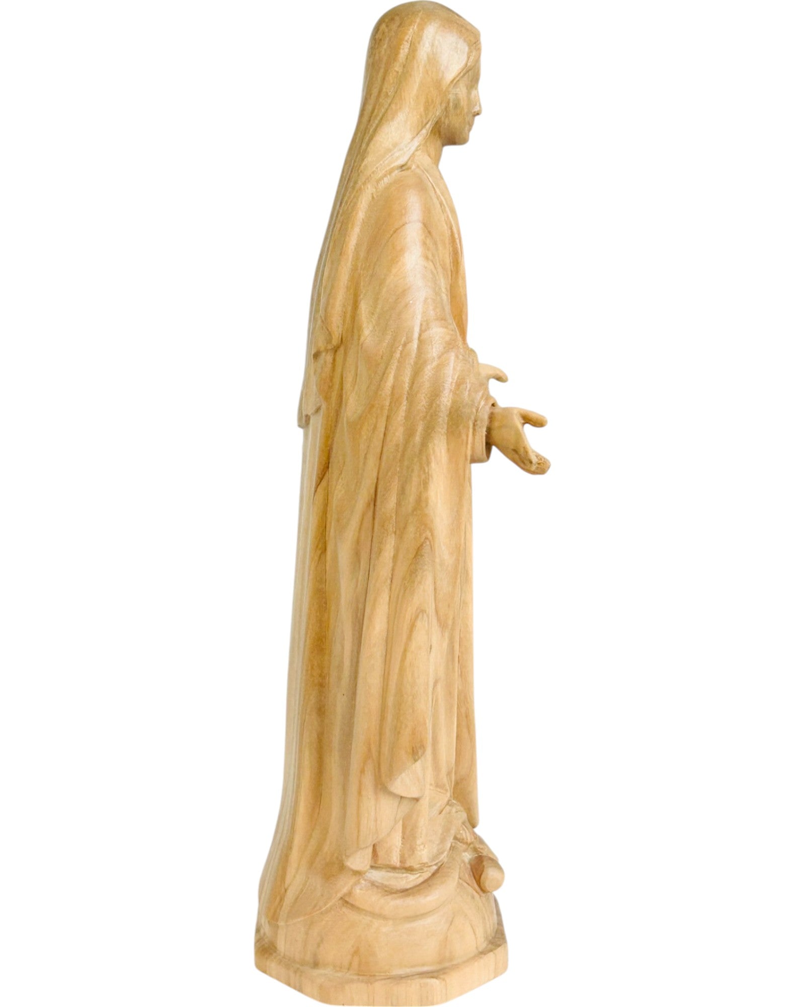 Madonna die Gnadenspenderin aus Holz - mit Ölfarben lasiert