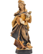 Sculpture sacrée en bois de Sainte Valère