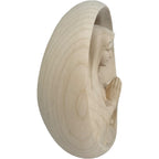 Relief Madonna von Fatima aus Holz - mit Ölfarben lasiert