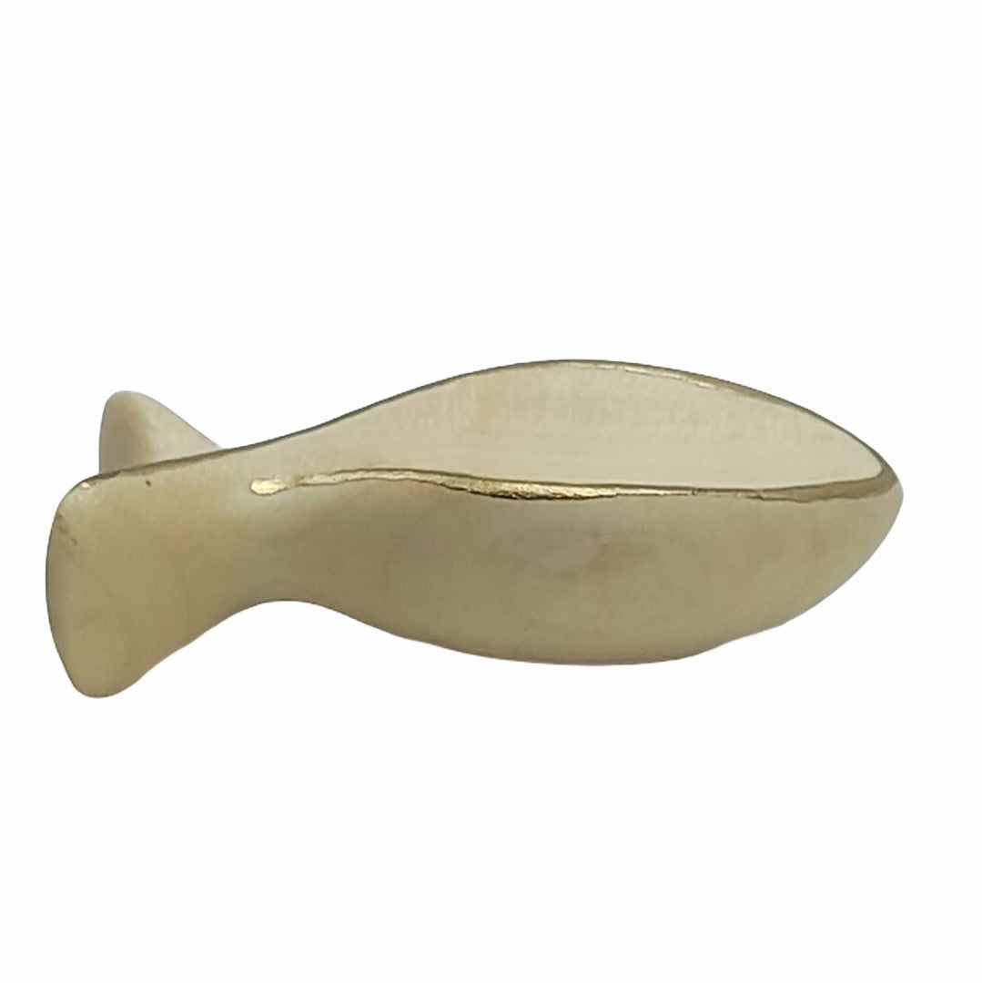 Adulamani en forme de poisson en bois