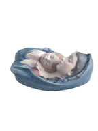 Vierge à l'Enfant en Bois d'Érable Ovale, Val Gardena