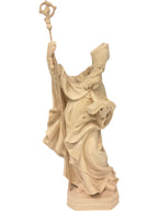 Holzskulptur des Heiligen Cletus - mit Ölfarben lasiert