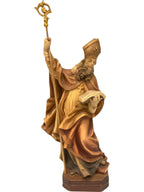 Holzskulptur des heiligen Domitian - mit Ölfarben lasiert
