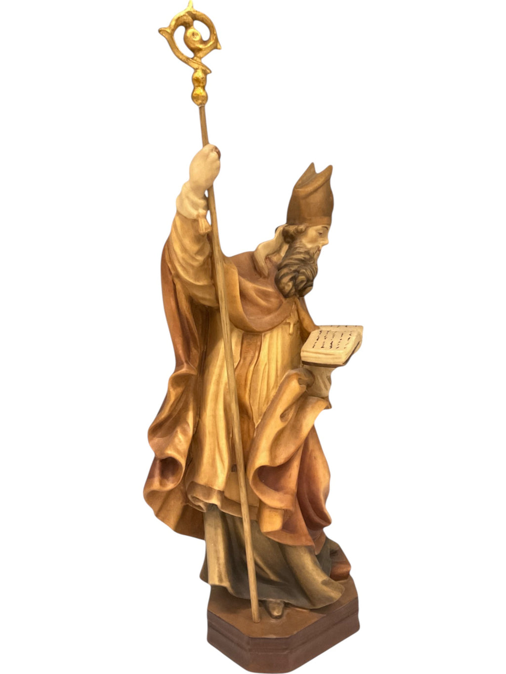 Holzskulptur des heiligen Domitian - mit Ölfarben lasiert