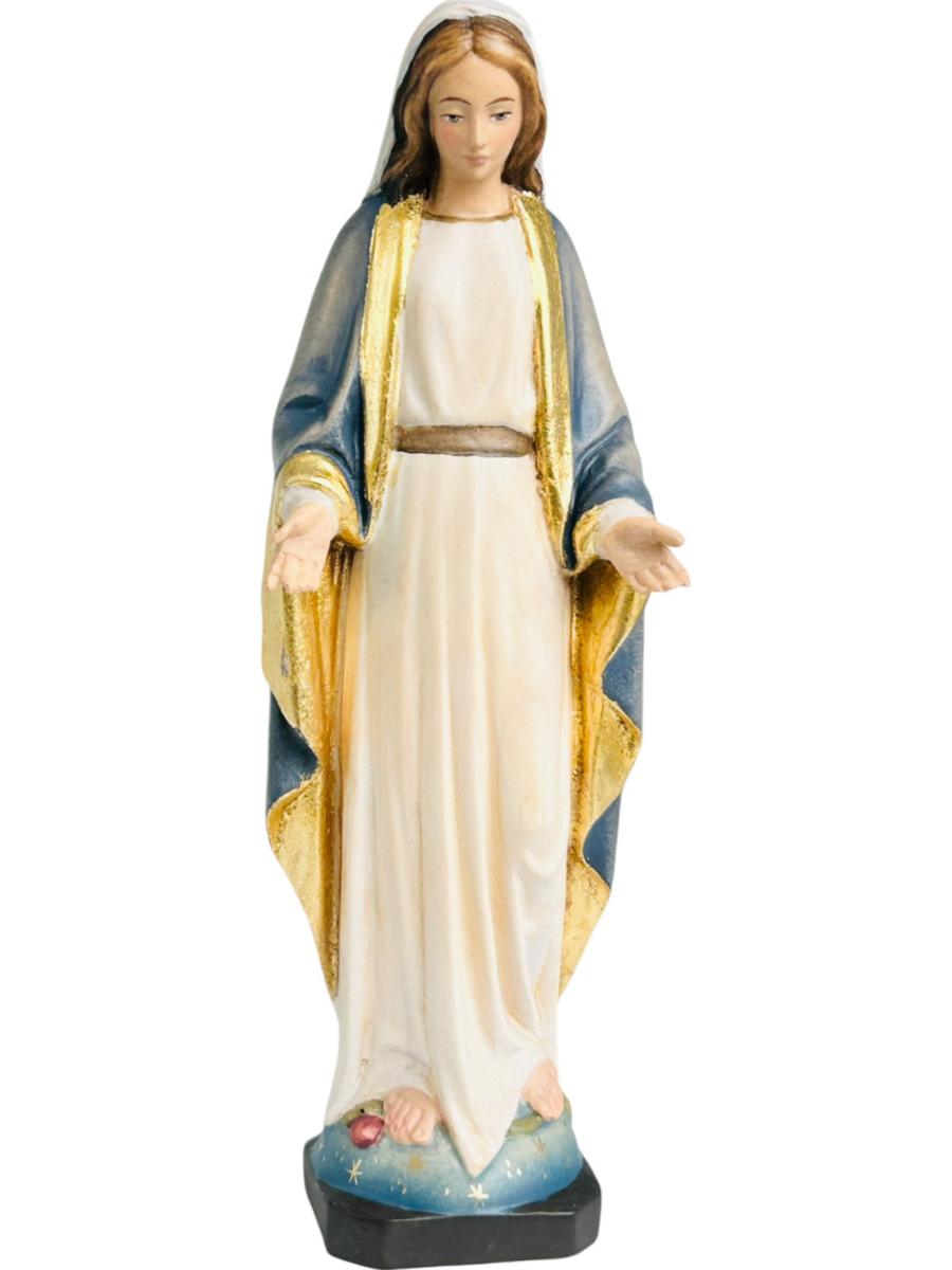 Immaculée miraculeuse en bois
