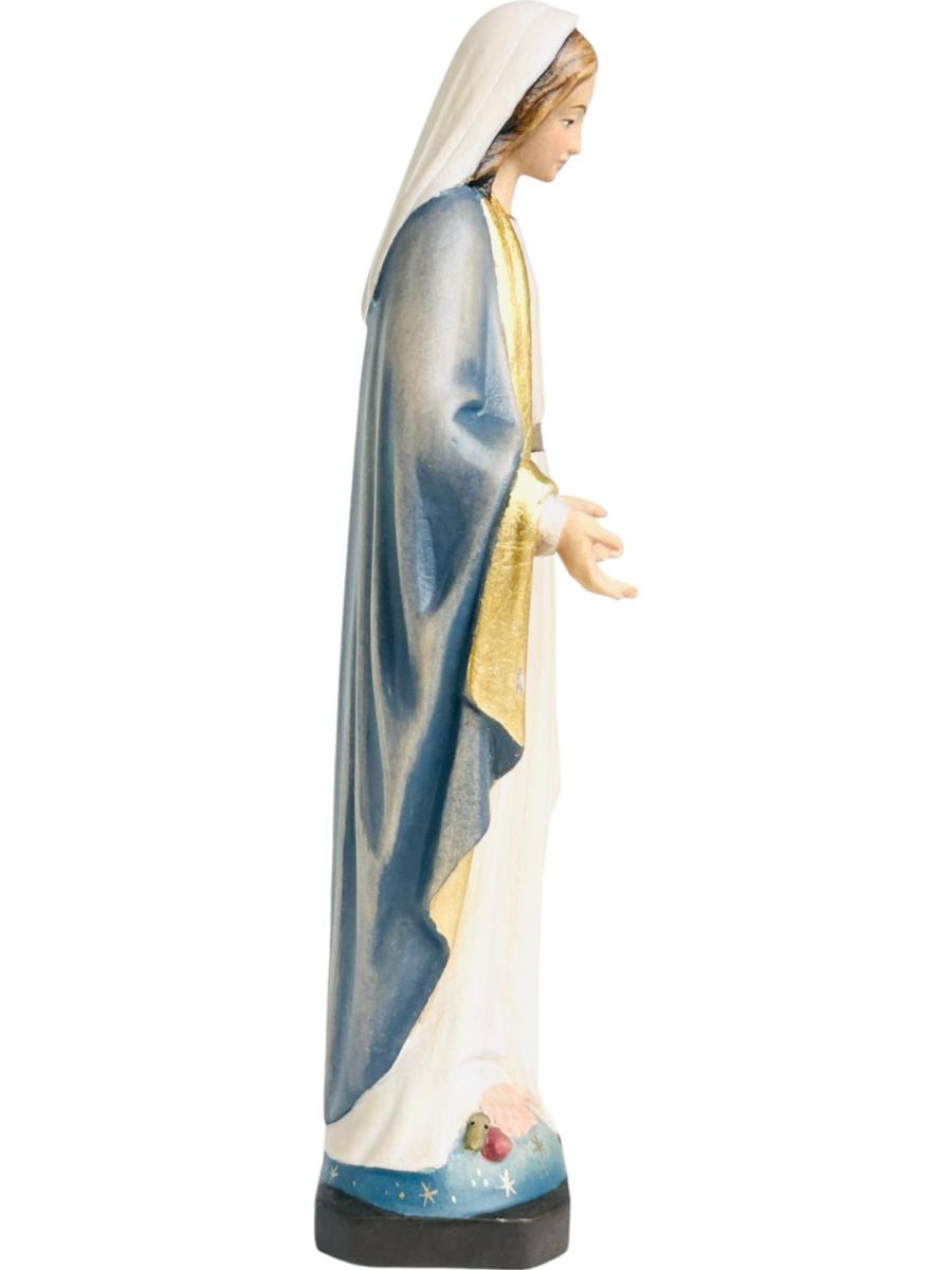 Immaculée miraculeuse en bois