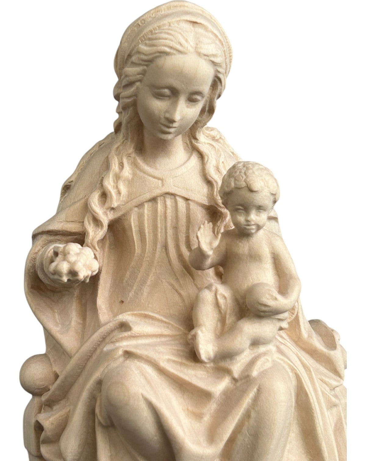 Madonna des Lichtes aus Holz - mit Ölfarben lasiert