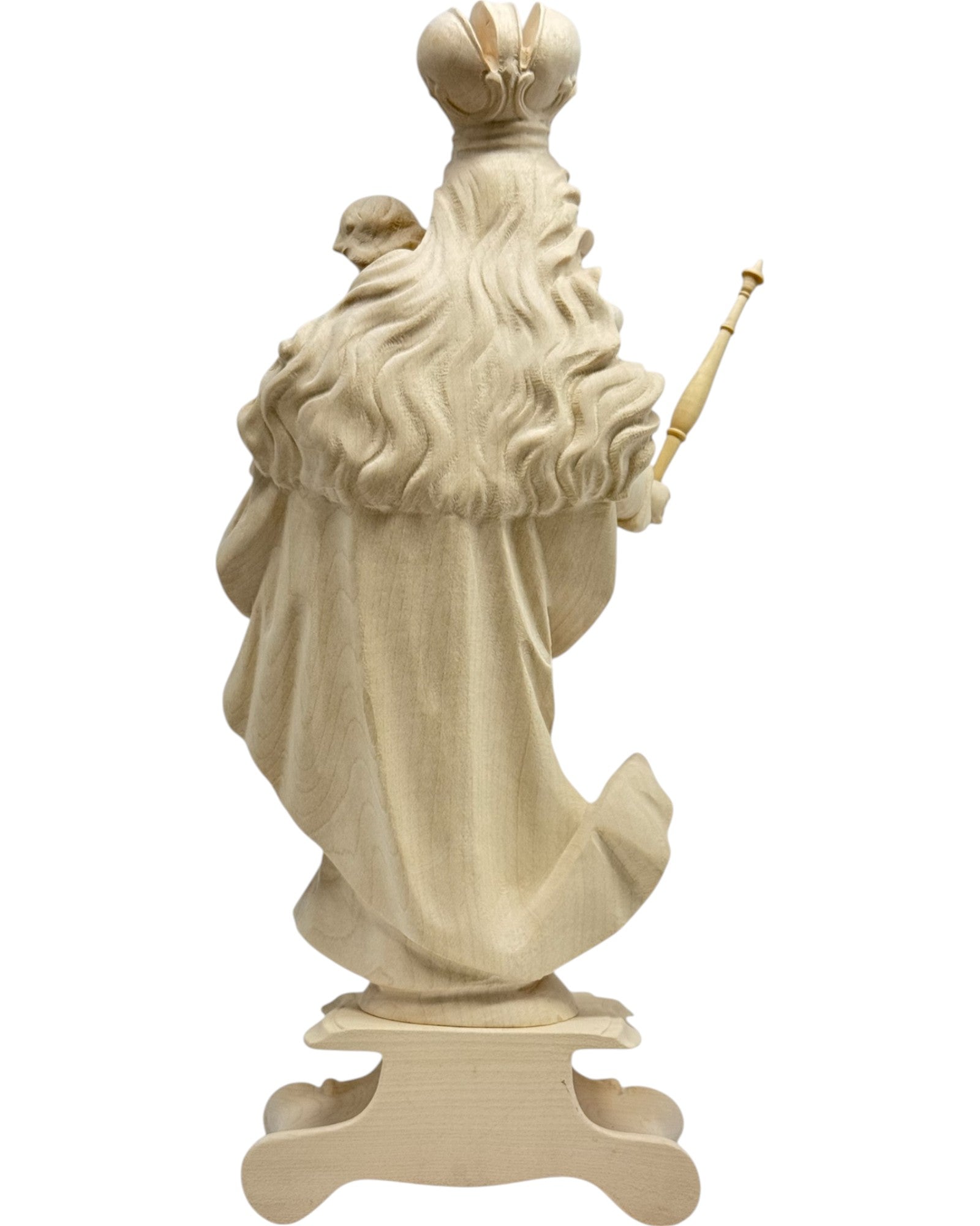 Madonna von Bavaria aus Holz - mit Ölfarben lasiert