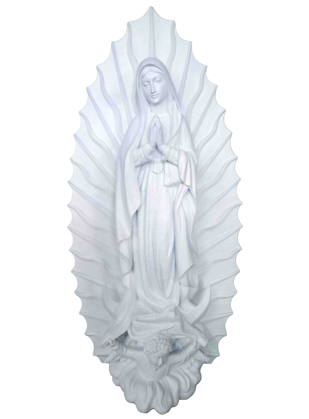 Madonna Von Guadalupe aus Fieberglas - mit Ölfarben lasiert