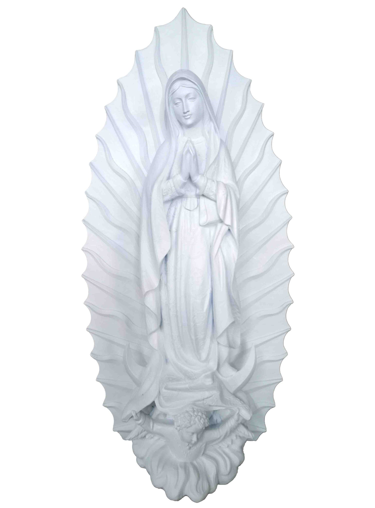 Notre Dame de Guadalupe en fibres de verre