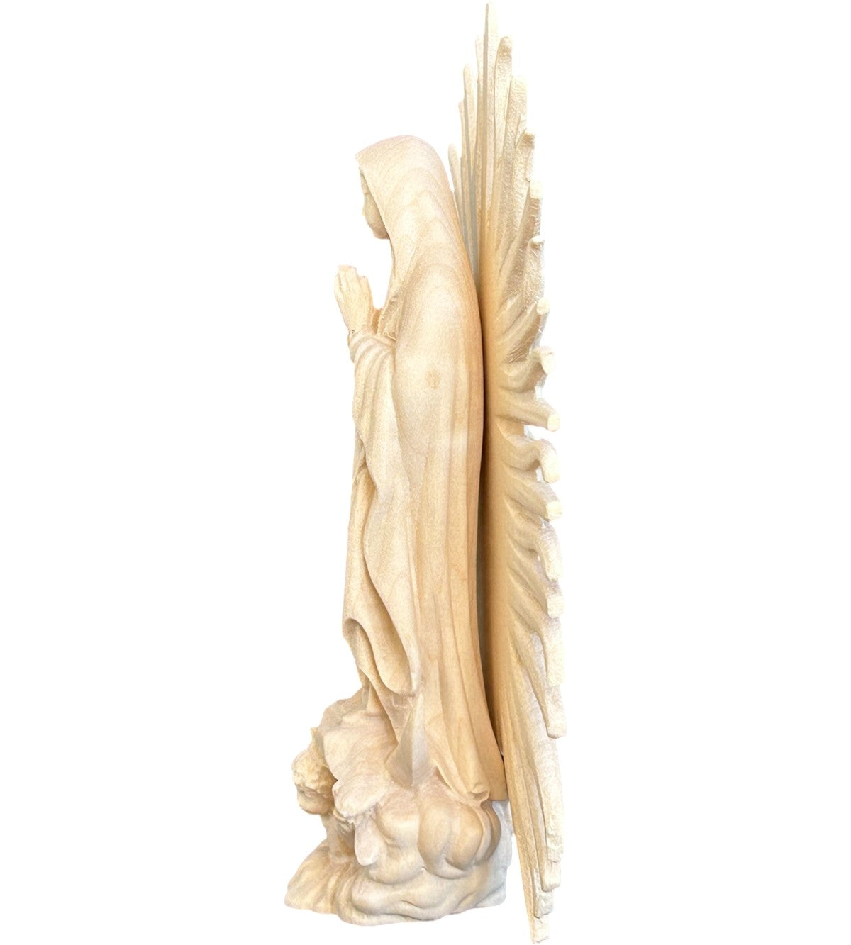 Madonna von Guadalupe aus Holz - mit Ölfarben lasiert