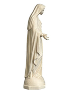 Herz Maria Statue aus Holz - mit Ölfarben lasiert